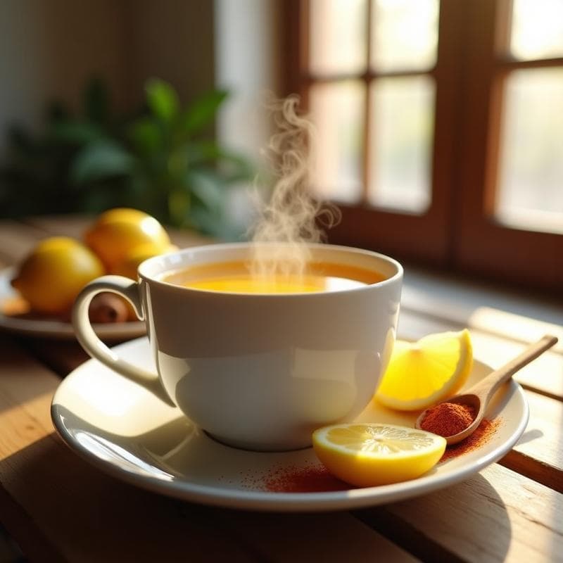 Té de Jengibre y Limón con Pimienta de Cayena: Bebida Quemagrasas en 5 Minutos