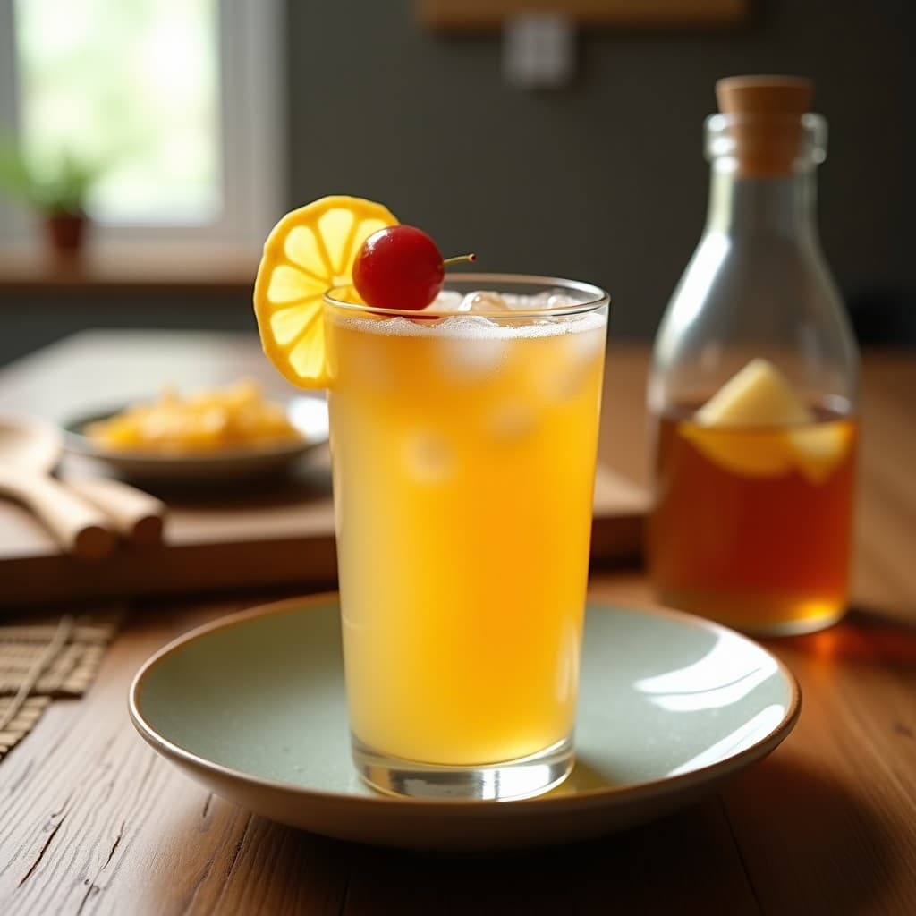 Té de Kombucha con Jengibre y ÚmezBoshi: Bebida Probiótica Japonesa para Inmunidad