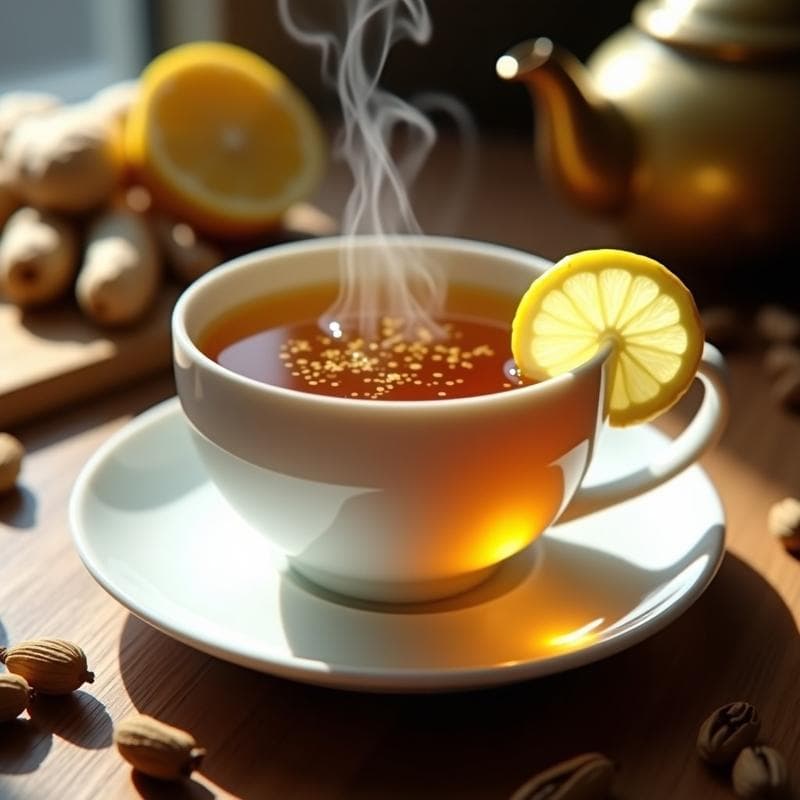 Té de Kurkut con Jengibre y Limón: Bebida Turca Tradicional Antiinflamatoria