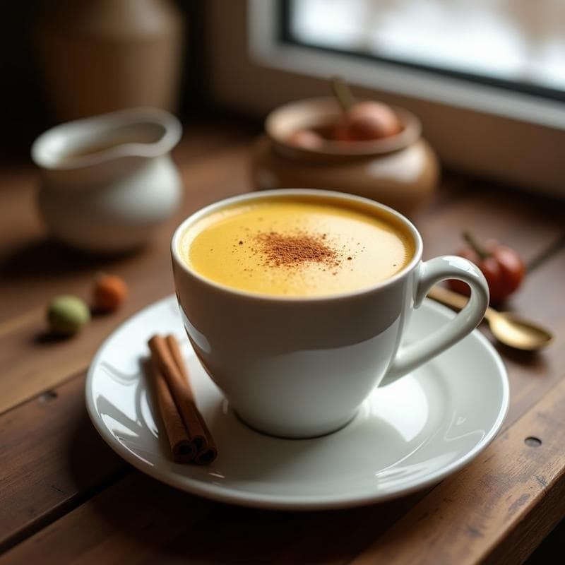Té Latte de Cúrcuma y Jengibre: Bebida Antiinflamatoria y Reconfortante para el Invierno