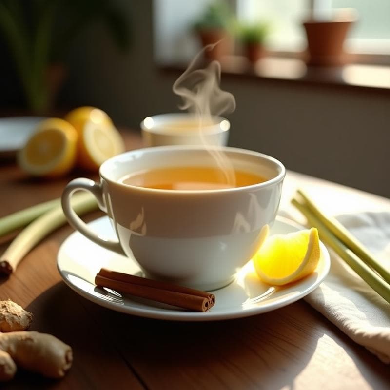 Té de Lemongrass y Jengibre con Miel de Manuka: Bebida Detox y Antigripal