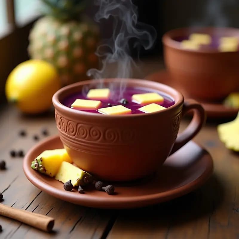 Té de Maíz Morado con Piña y Clavo: Bebida Peruana Antiinflamatoria y Energética