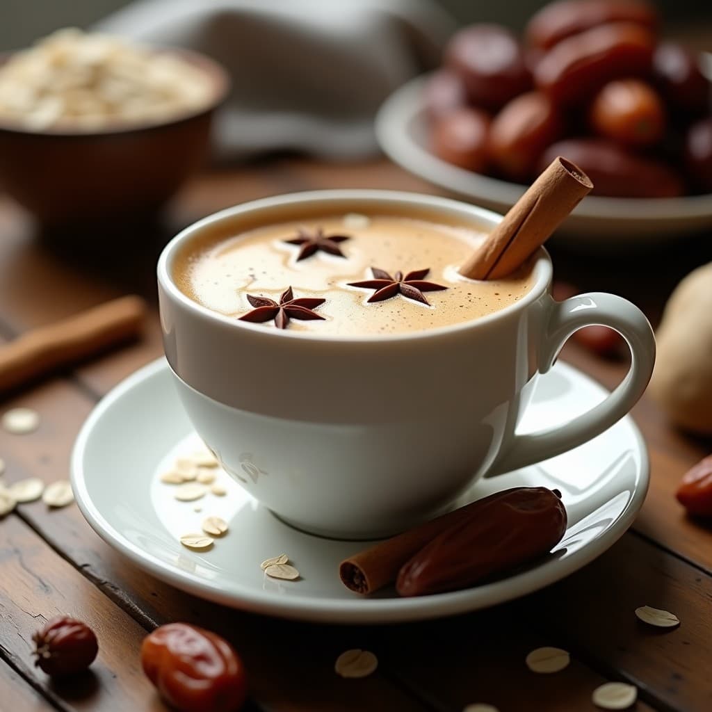 Té de Masala con Avena y Dátiles: Bebida India Energética para el Invierno