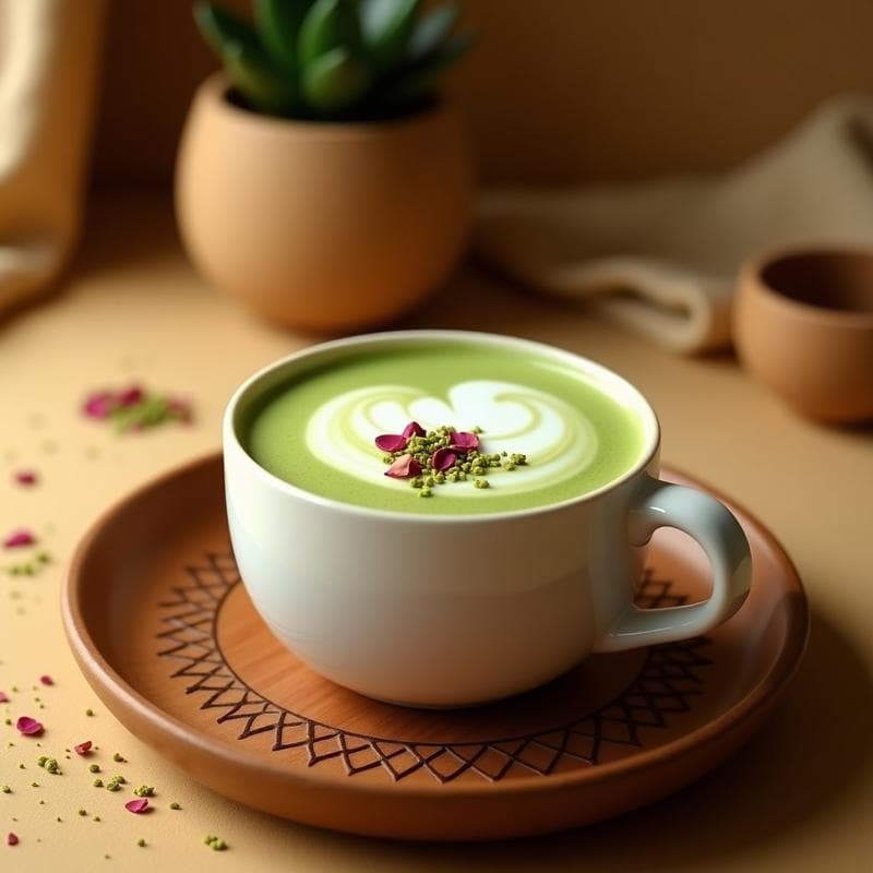Té Matcha Latte con Leche de Camello: Bebida Árabe Alta en Nutrientes y Sin Lactosa
