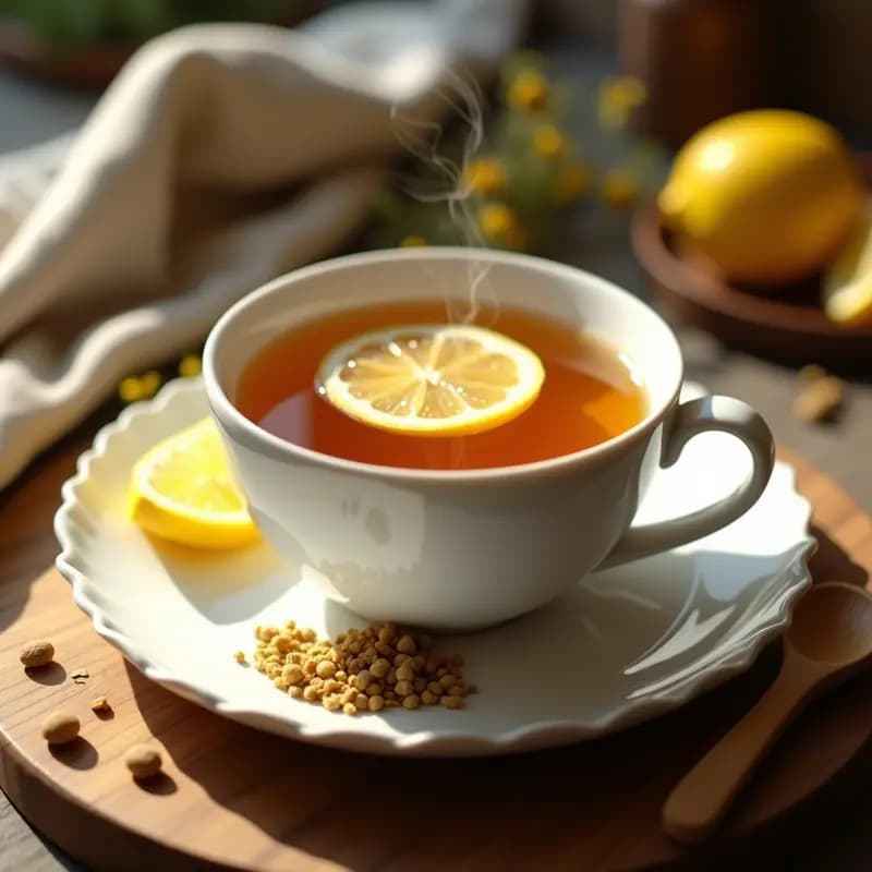 Té de Raíz de Diente de León con Limón y Miel: Bebida Depurativa y Digestiva