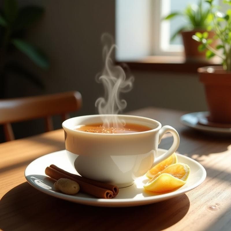 Té de Raíz de Loto y Canela: Bebida China Tradicional para Digestión y Relajación en 10 Minutos