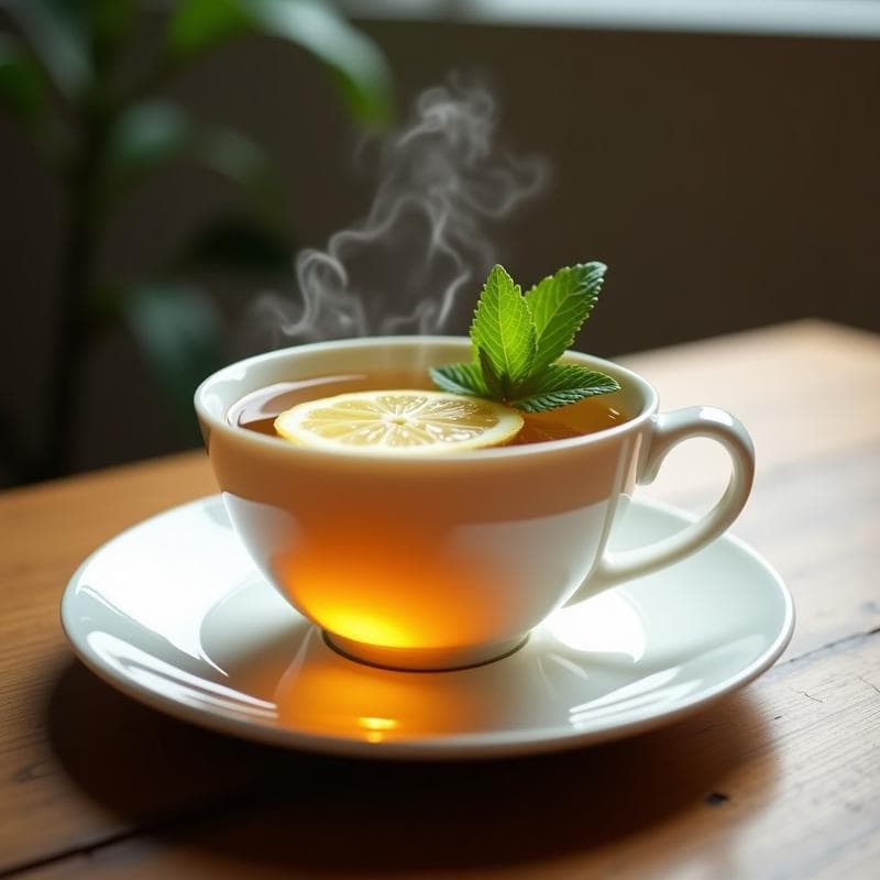 Té de Raíz de Loto y Jengibre con Toque de Limón Yuzu: Infusión Desintoxicante Japonesa
