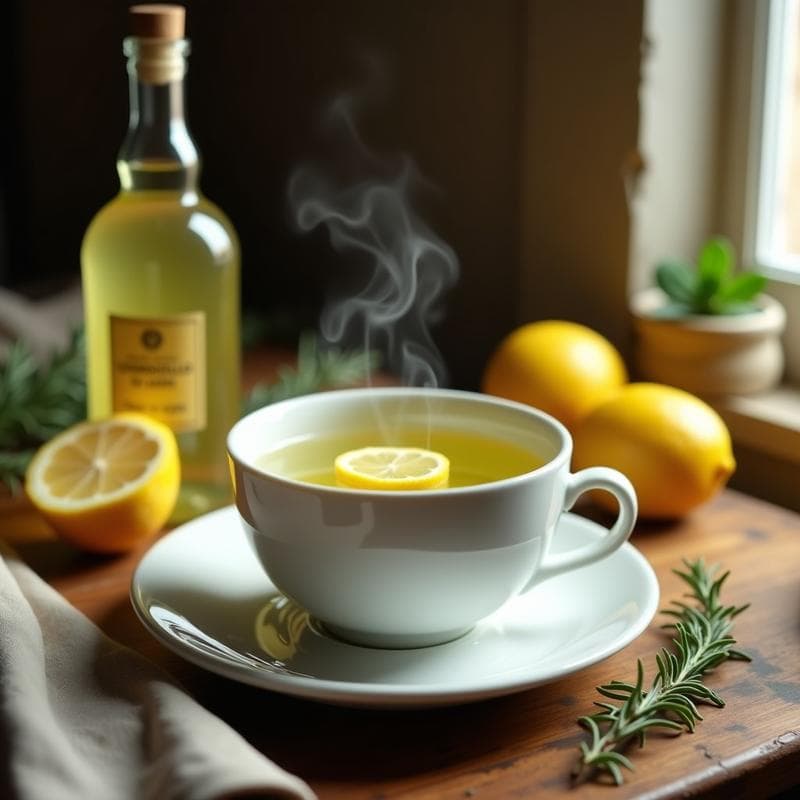 Té Verde con Jengibre y Limoncello: Bebida Italiana Antioxidante y Quemagrasas