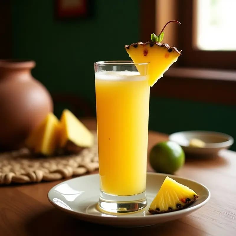 Tehelché de Piña y Chile en Tiempos: Bebida Yucateca Tradicional Sin Alcohol