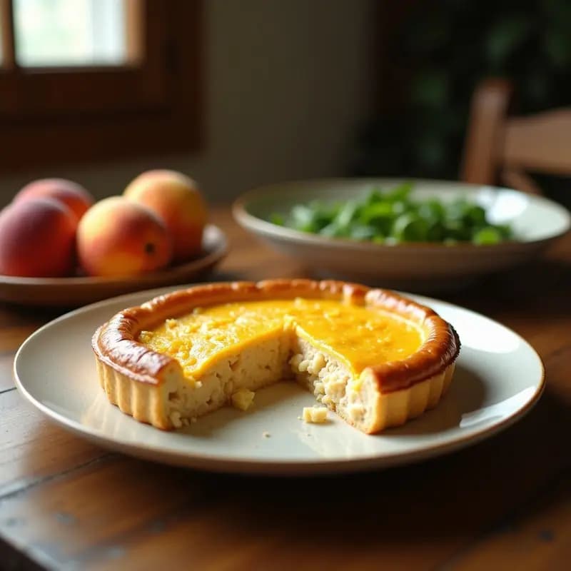 Tensín de Pollo y Duraznos: Pastel Salado Argentino para Reuniones Familiares