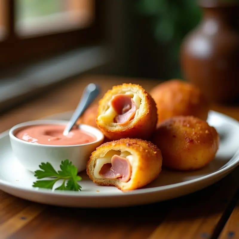 Tequeños Gigantes Rellenos de Queso y Jamón con Salsa Rosa: El Aperitivo Venezolano más Indulgente