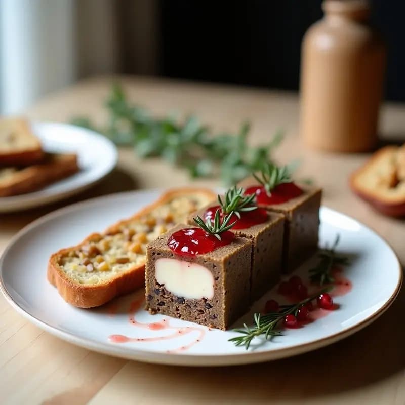 Terrine de Lentejas y Hígado de Pollo: Receta Francesa en Thermomix con Foie Gras Vegetal