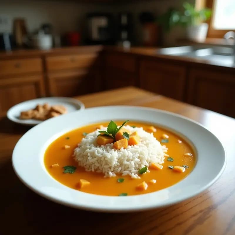 Thorotorro Puertorriqueño: Sopa de Arroz Dulce con Calabaza y Coco para Desayunar