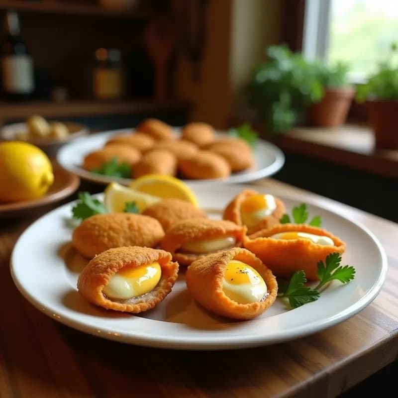 Tigres Rellenos de Atún y Huevo: Receta Tradicional Española en 30 Minutos