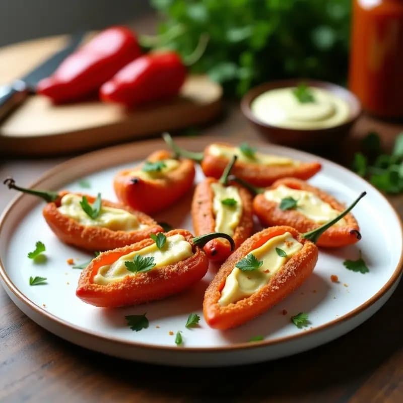 Tigres rellenos de bacalao y brandada: Tapas de bar con toques gourmet en 30 minutos