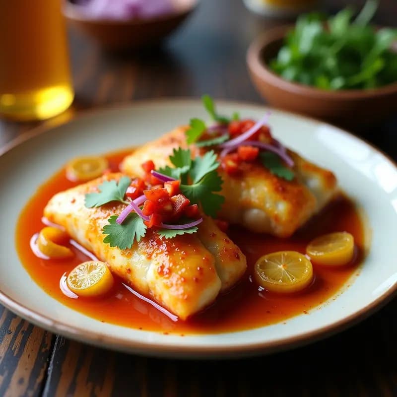 Tikin Xic de Pescado Blanco: Receta Mexicana en Airfryer con Achiote y Naranja Agria