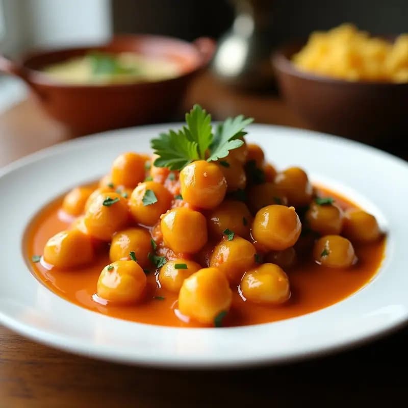 Tikka Masala de Garbanzos: Receta India en Airfryer con Leche de Coco Light
