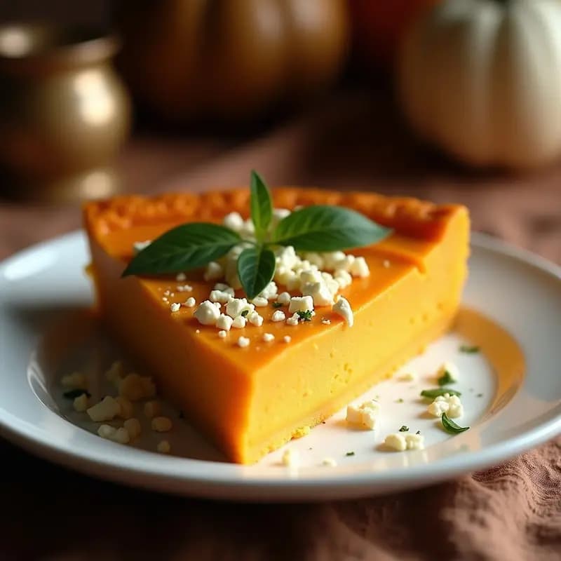 Tikvichnik Búlgara de Calabaza y Queso Feta: Pastel Salado de Otoño Sin Masa