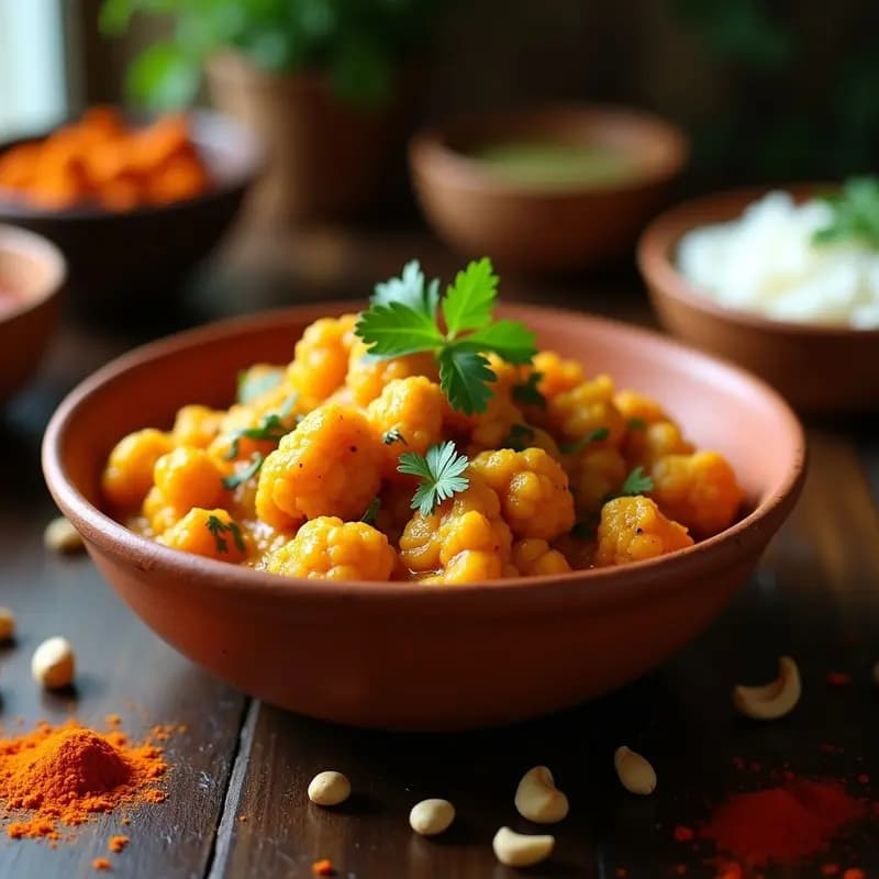 Tikz Masala de Coliflor: Receta India Vegana en Olla Lenta con Toque Picante