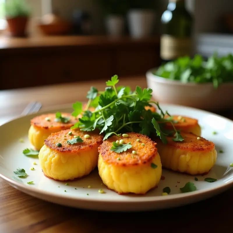 Timbales de Yuca y Pollo al Cilantro: Receta Cubana Sin Harina en Molde