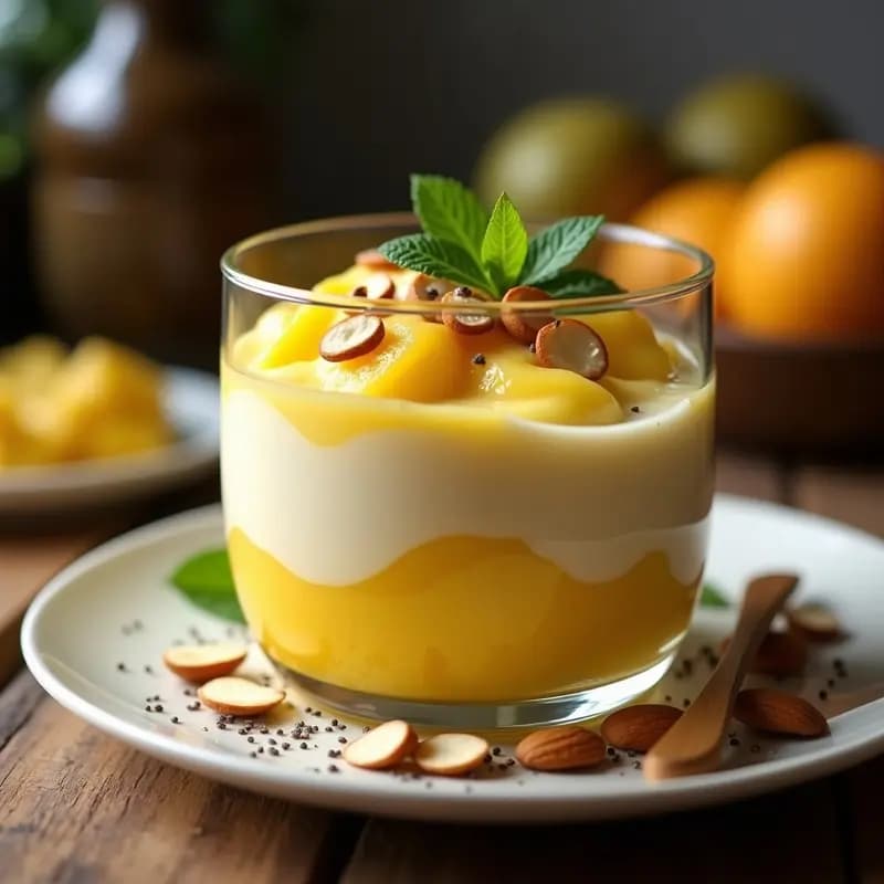 Timbiriche Peruano con Frutas Exóticas: Postre sin Azúcar con Granadilla y Lúcuma