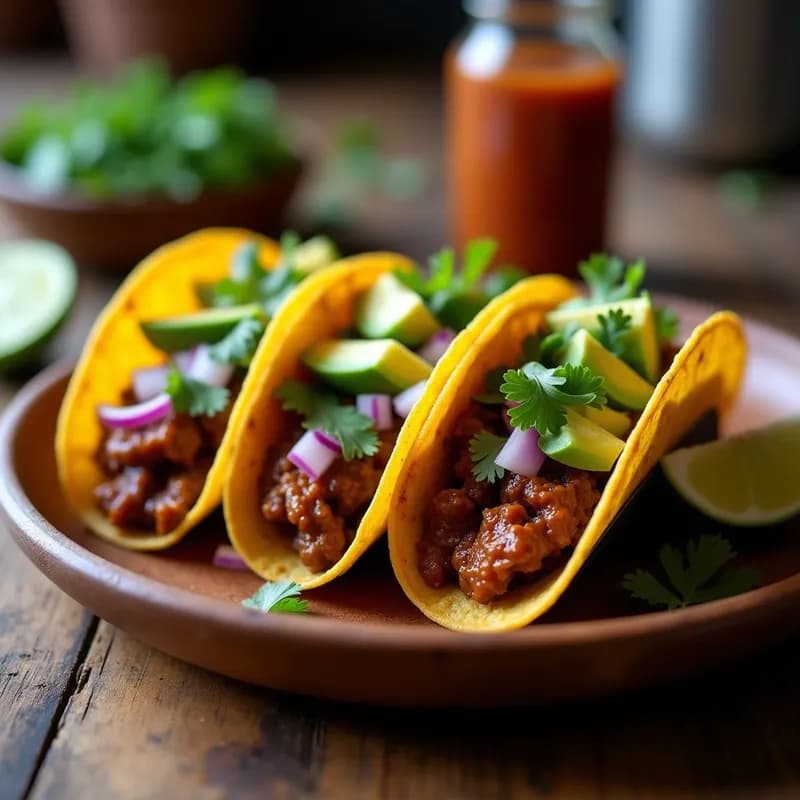 Tinga Vegana de Hongos Portobello: Receta en Airfryer con Toque Ahumado en 20 Minutos
