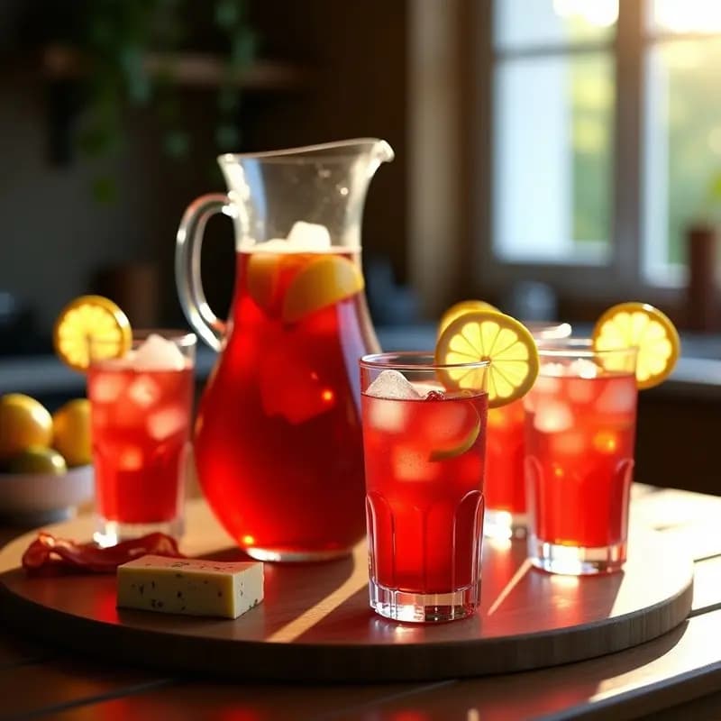 Tinto de Verano con Limón y Hielo: Receta Clásica para el Aperitivo