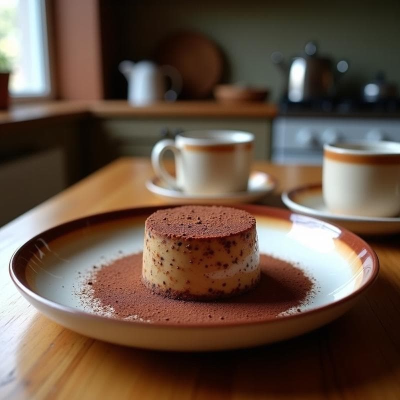 Tiramisú de Boniato y Café: Postre Vegano Sin Azúcar con Capas de Cacao Puro