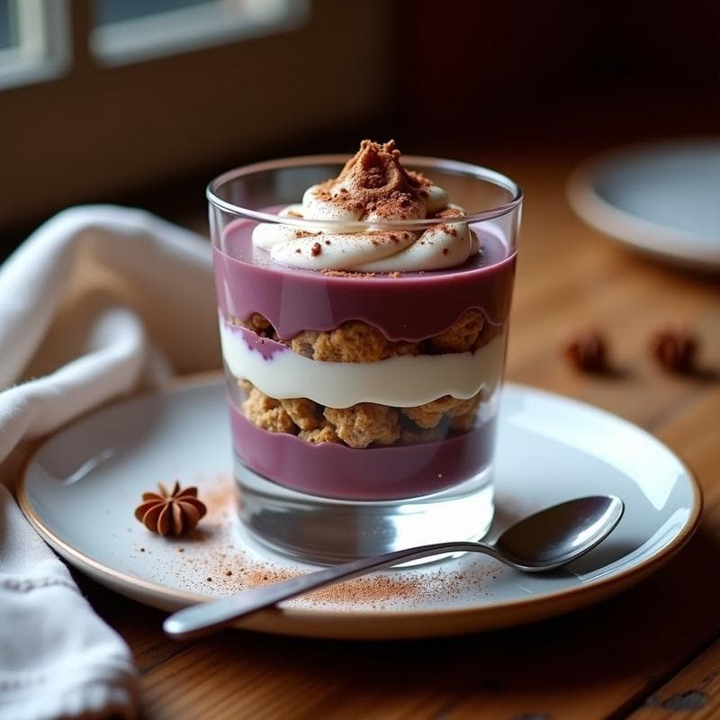 Tiramisú de Boniato y Especias de Chai: Postre Vegano Sin Azúcar y Sin Horno