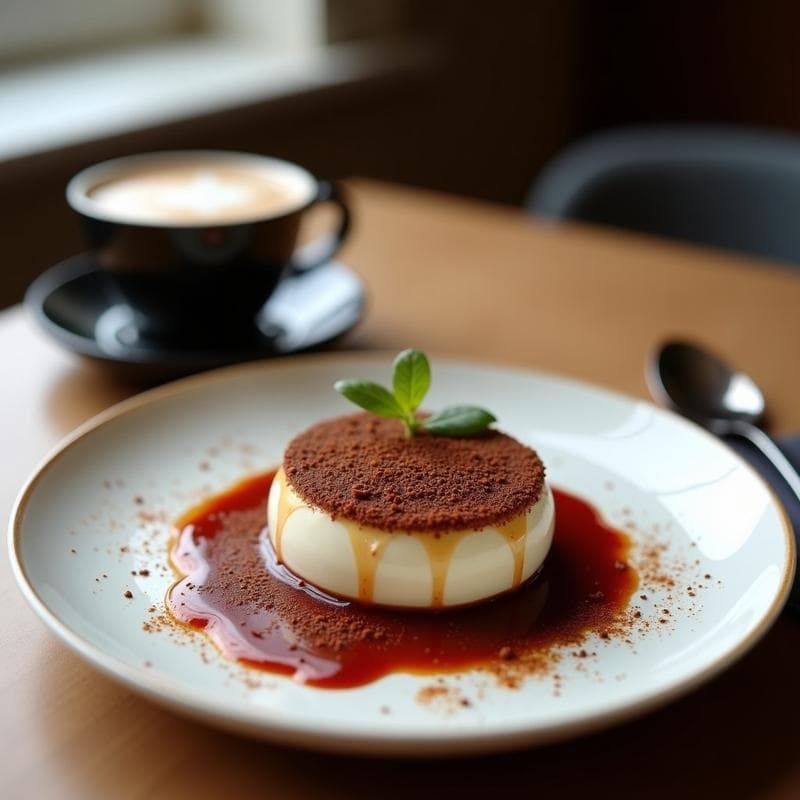 Tiramisú de Café de Achicoria y Mascarpone Vegano: Postre Sin Lactosa y Sin Azúcar