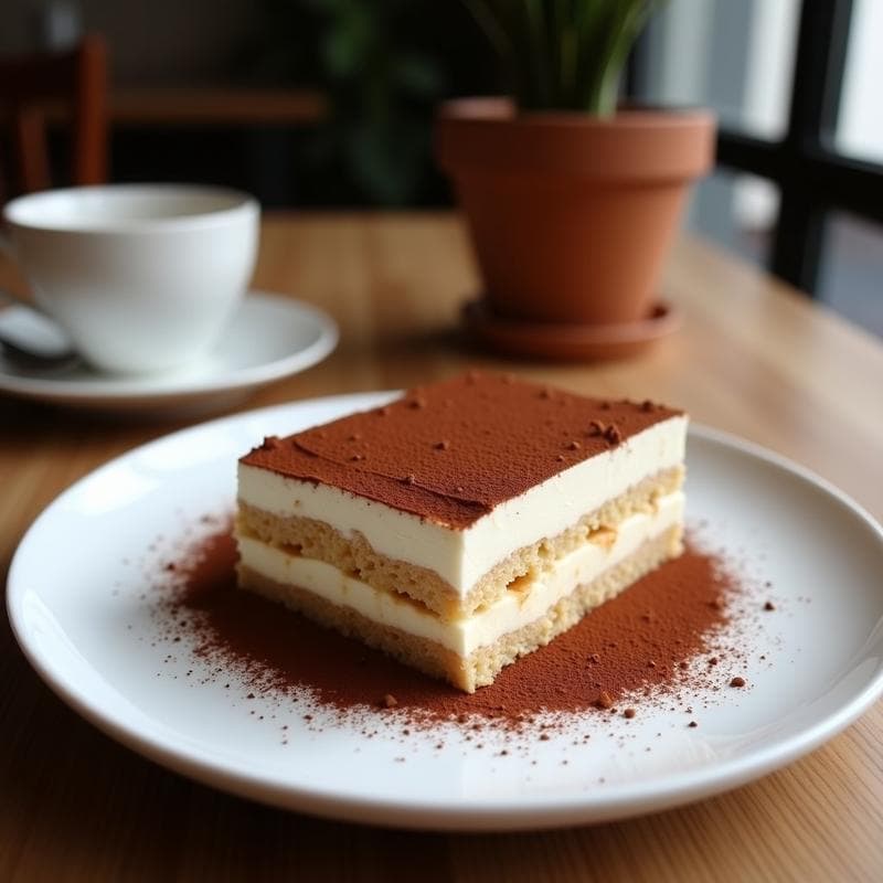 Tiramisu de café y avellanas sin horno: Postre Keto con crema de mascarpone y eritritol