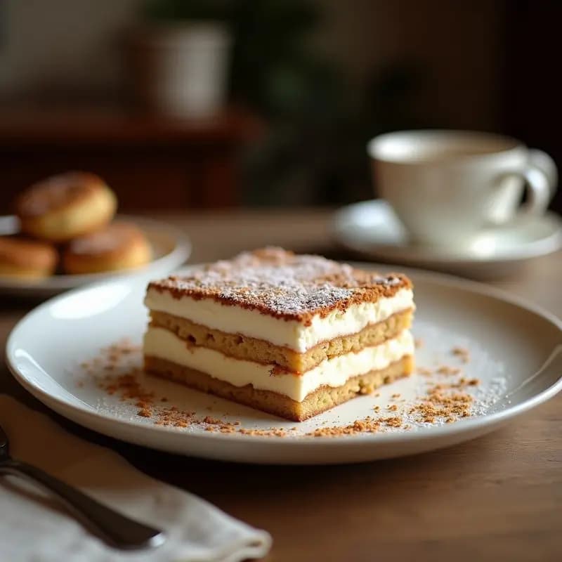 Tiramisú de Café y Cardamomo: Receta Italiana Sin Lácteos con Crema de Coco