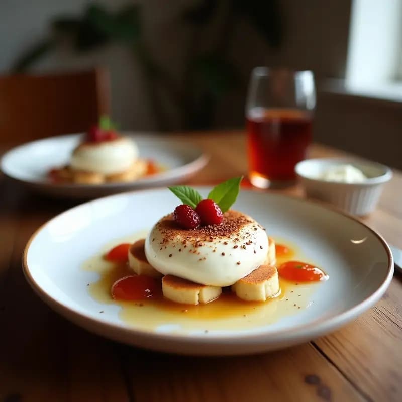 Tiramisú de Durazno y Mascarpone de Anacardos: Postre Sin Lácteos y Sin Horno