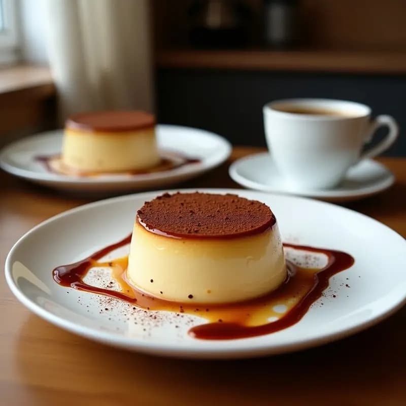 Tiramisú francés con café y especias: Postre cremoso con bizcochos de soletilla y cacao
