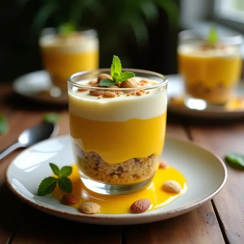 Tiramisu de Maracuyá y Bizcocho de Almendra: Postre Brasileiro Sin Gluten