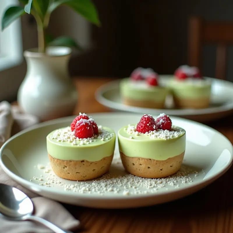 Tiramisú de Matcha y Mascarpone de Coco: Receta Italiana Vegana y Sin Lácteos en Vasitos