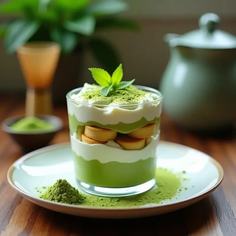 Tiramisu de Matcha: Receta Sin Horno Fácil y Refrescante