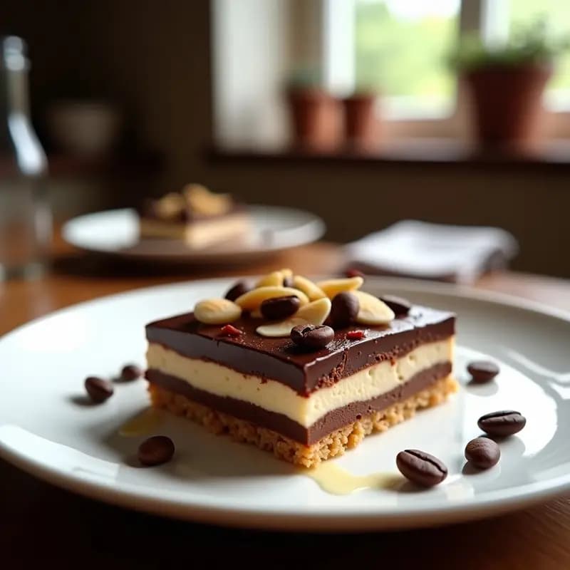 Tiroleza de Chocolate y Café: Postre Francés Sin Horno con Toque Crujiente
