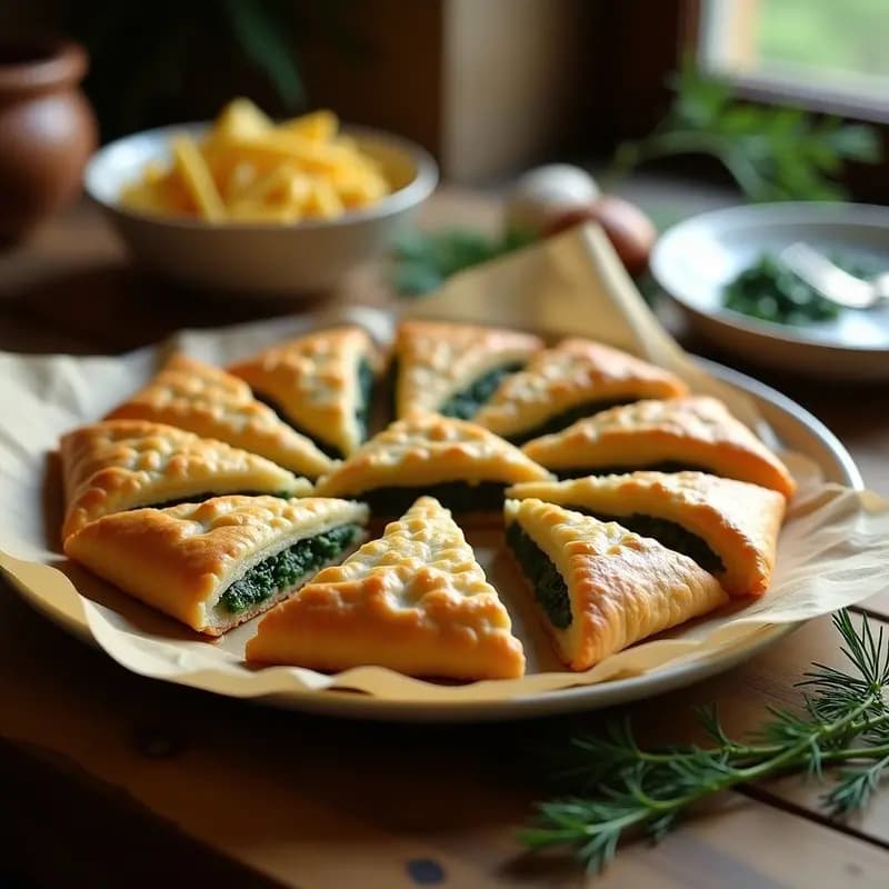 Tiropita Griega con Masa Filo y Espinacas: Receta Tradicional en Thermomix
