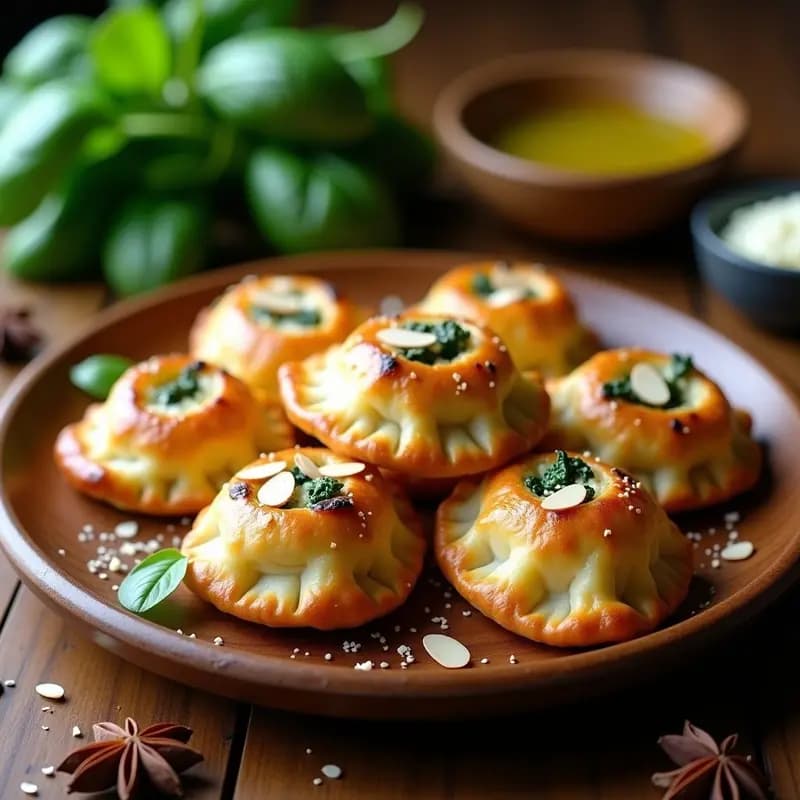 Tiropita Griega de Queso Feta y Espinacas: Empanada en Hojaldre Sin Gluten