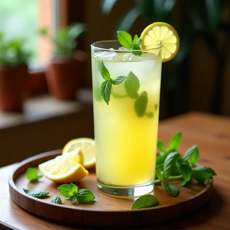 Tirsti Kriya Marroquí con Limón y Menta: Bebida Tradicional para el Ramadán