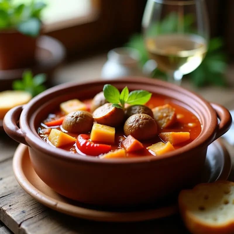 Titaina Manchega de Conejo y Tomate: Guiso de Monte para Días Fríos
