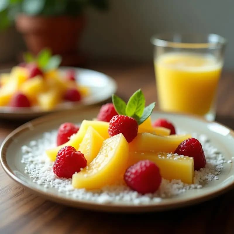 Tizana de Frutas con Granizado de Limón: Bebida Refrescante sin Azúcar