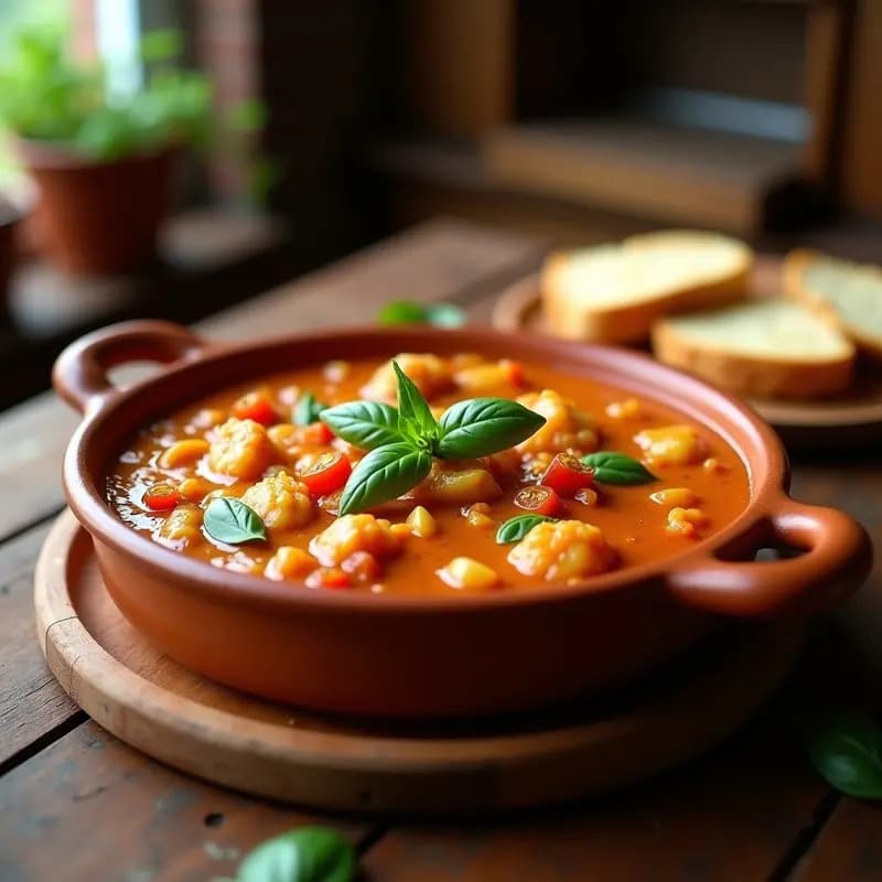 Tiznao Canario: Salsa de Queso Asado, Pimientos y Tomate para Mojar