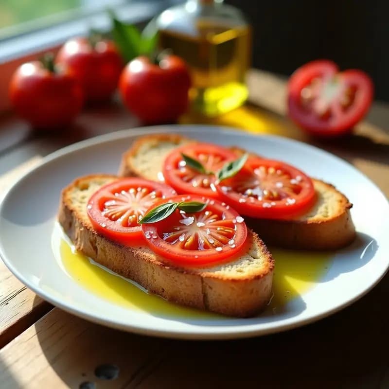 Toast con aceite de oliva virgen extra y tomate: Receta saludable para empezar el día