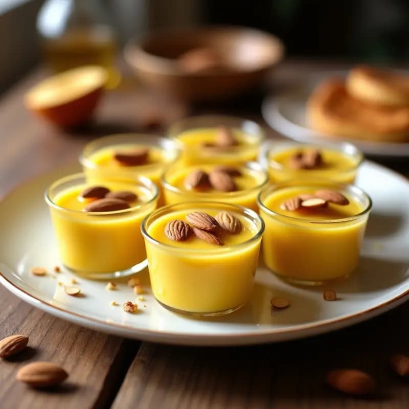 Tocaín de cielo andaluz: Postre de yemas y almendras sin horno