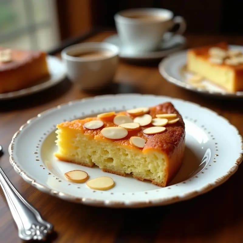 Tocino de Ángel con Almendras: Postre Tradicional de Navarra Sin Lactosa