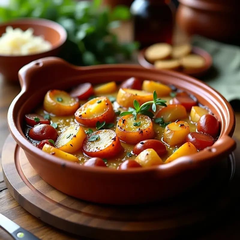 Tocino de Bravo con Patatas Panaderas: Receta castellana de aprovechamiento