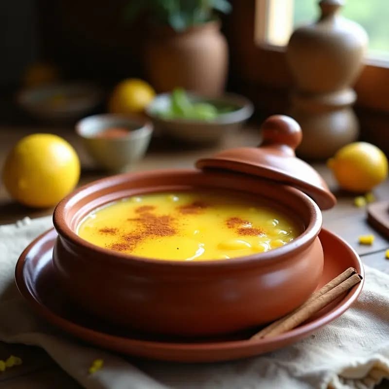 Tocino de Cielo: Postre Andaluz de Yemas y Azúcar en Cazuela de Barro