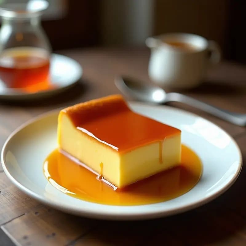 Tocino de Cielo Andaluza: Postre de Yema de Huevo y Caramelo Líquido